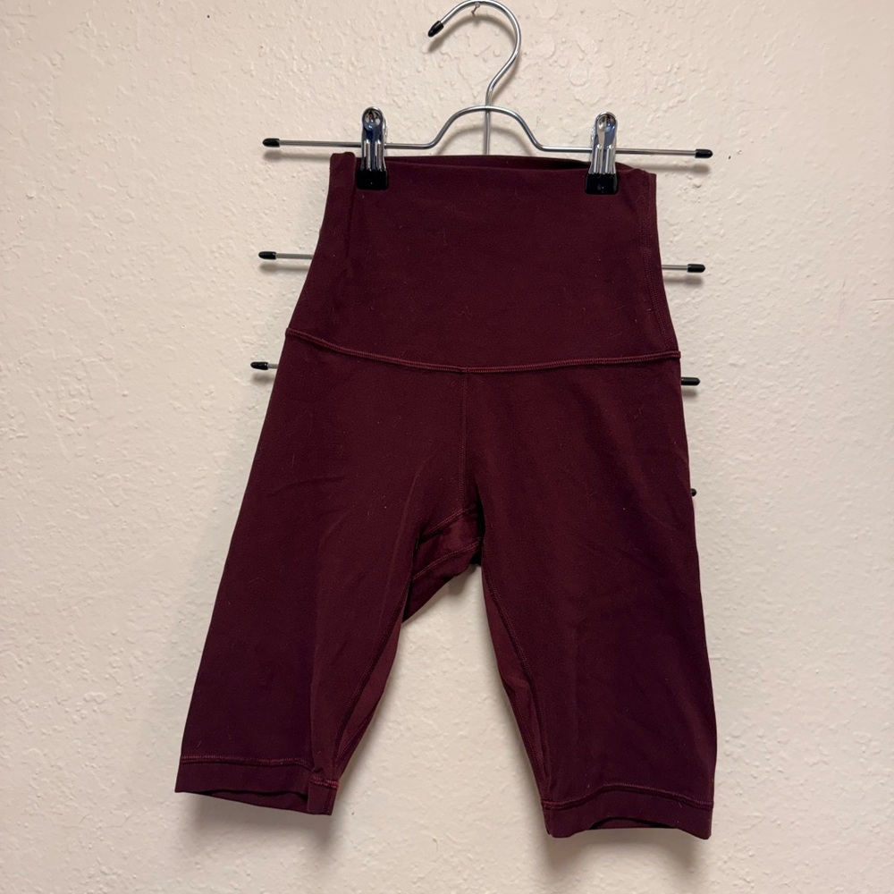 Lululemon Athletica Burgundy Leggings